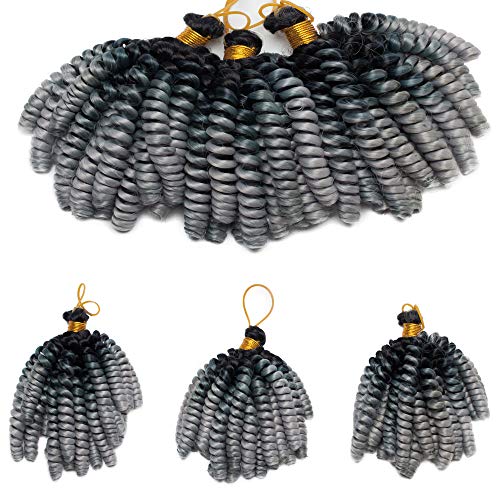 6 Inch Short Curly Jamaican Bounce Crochet Hair Synthetic Jumpy Wand Curl Braids