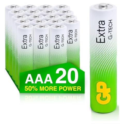 GP Batteries AAA Extra Alkaline Pack of 20 Cover