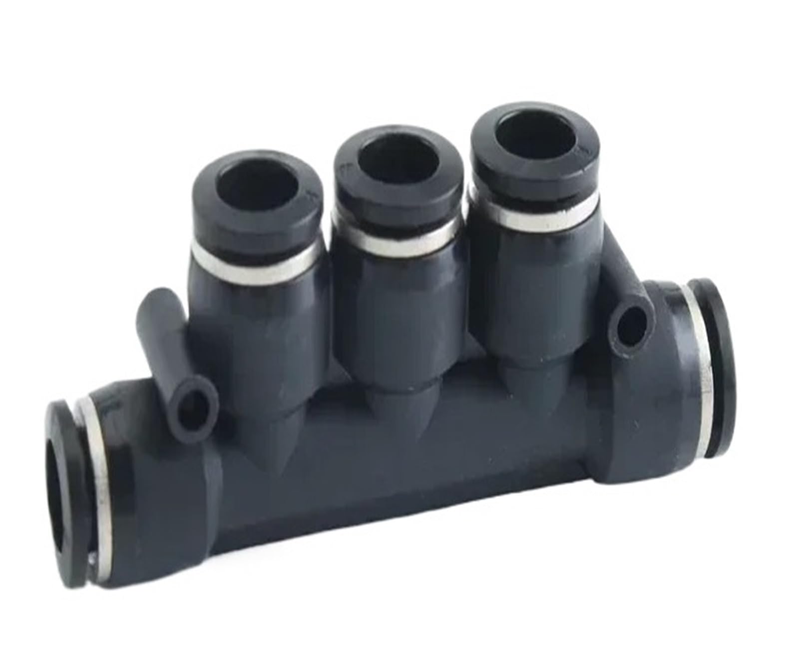 Pneumatische Armaturen, Rohrverbinder, Luft-Schnellverschraubungen, 3/4/5/6/8/10/12/14/16 mm, PU, PY, PK, PE, PV SA, HVFF, PZA, PM, PP, 10 mm, 8 Schwarz