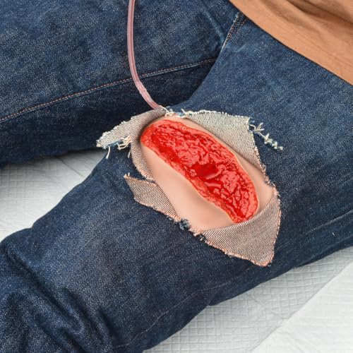 Image of Wound Packing Training Kit, Wearable Thigh Laceration Training Kit, Stop the Bleeding Kit for Hemostasis Training, First Aid Education