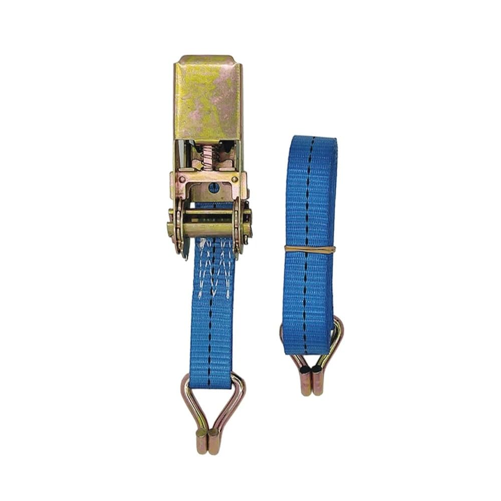 ALMLNLL Retractable ratchet straps Ratchet Straps, 5M Polyester Car Lorry Cargo Lash(1x Double Hook)