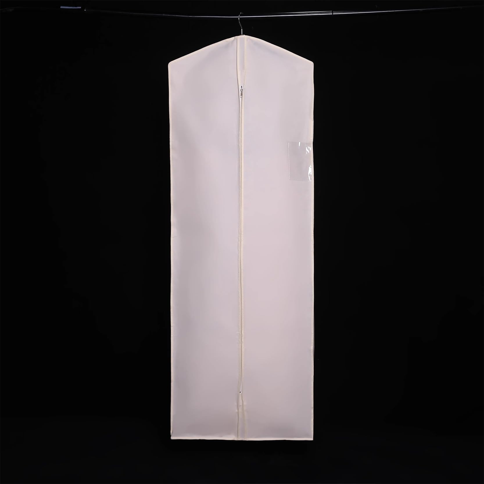 Sacca Porta Abiti, Borse Porta Abiti, Confezione da 3, Altezza 63/70 Pollici, Traspiranti, Lunghe, for, Borse, Soffietto 11,8, Pieghevoli, Rosse, 170 180(60 x 30 x 200cm.)