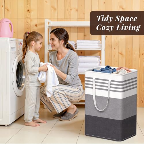 WOWBOX 2-Pack Laundry Hampers - 33% Off, Large Capacity & Foldable - Image 7