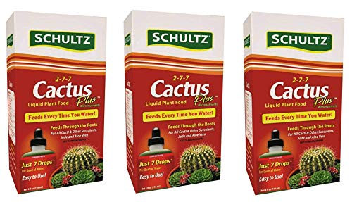 Schultz Cactus Plus 2-7-7 fertilizante líquido 3 pack 4 onzas miniatura 1