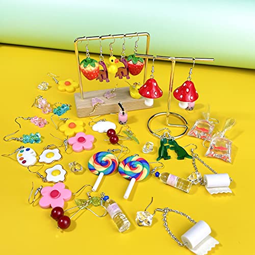 Weird Earrings Funny Earrings Aesthetic Indie Y2K Accessories Cool Fun Cute Funky Alt Kidcore Novelty Kawaii Quirky Dangly Creative Object Crazy Drop Dangle Earrings For Women Girls Egirl #TOP3