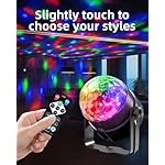 Disco Ball with Remote Strobe Light, DJ Party Lighting for Home Room Dance Birthday Halloween Karaoke Stocking Stuffers New Years Eve Christmas Parties Decorations(3PACK) - Image 4
