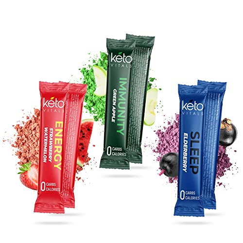 Keto Vitals Wellness Powder Stick Packs - Assorted #TOP1