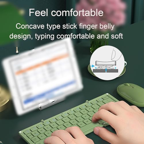 Clavier portable pliable ergonomique pour ordinateur et tablette Android - 3