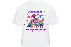 Custom Trolls Birthday Tee