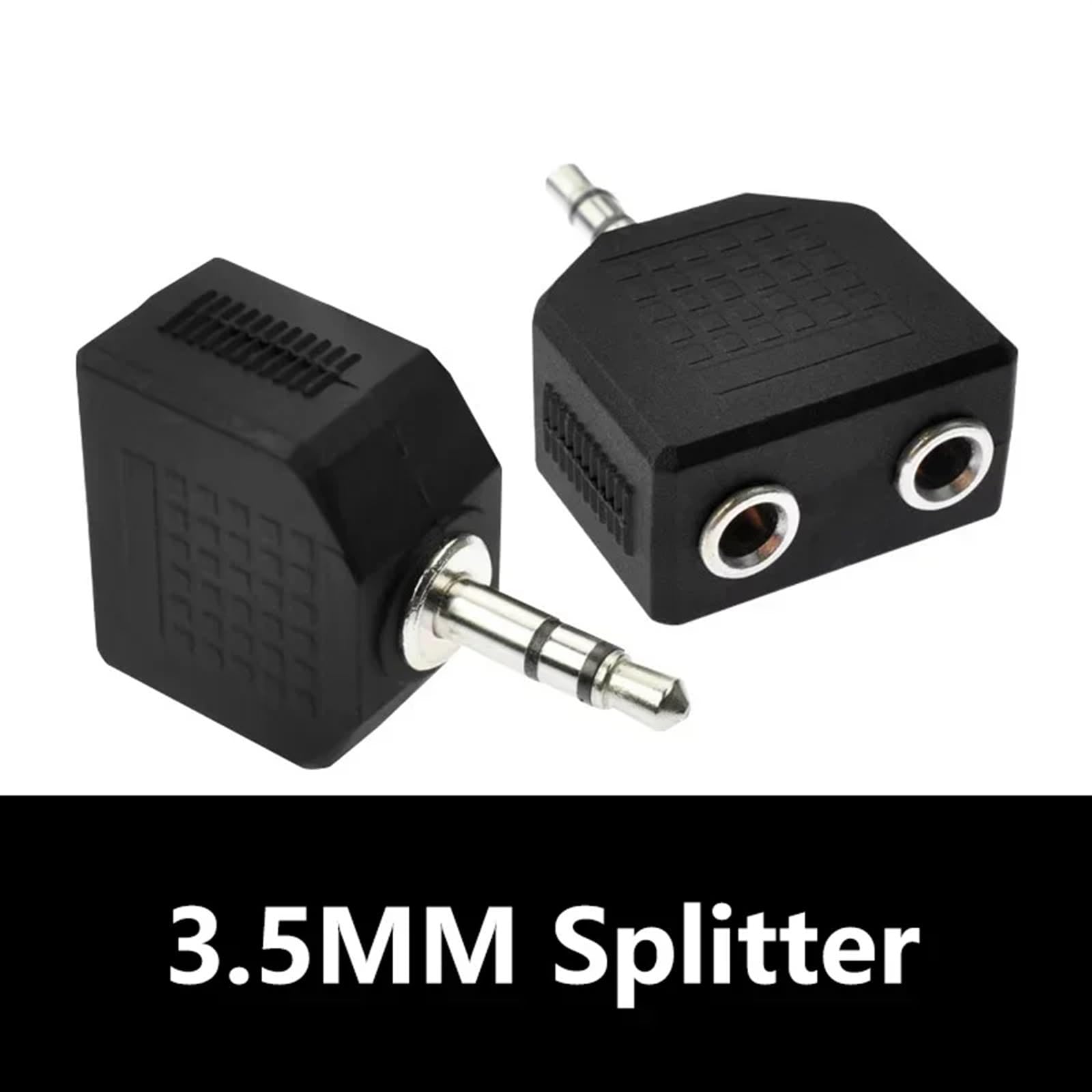 5 STÜCKE 3,5mm Buchse Doppel Kopfhörer Y Splitter Adapter Stecker Stecker auf Dual Mini Stereo 3,5mm Audio Jack MP3 DlY Konverter(100PCS)