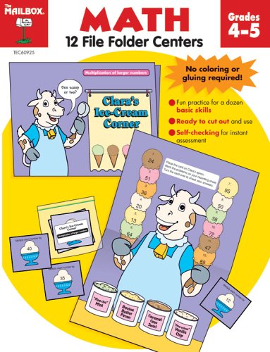 File Folder Centers Math Grades 4-5