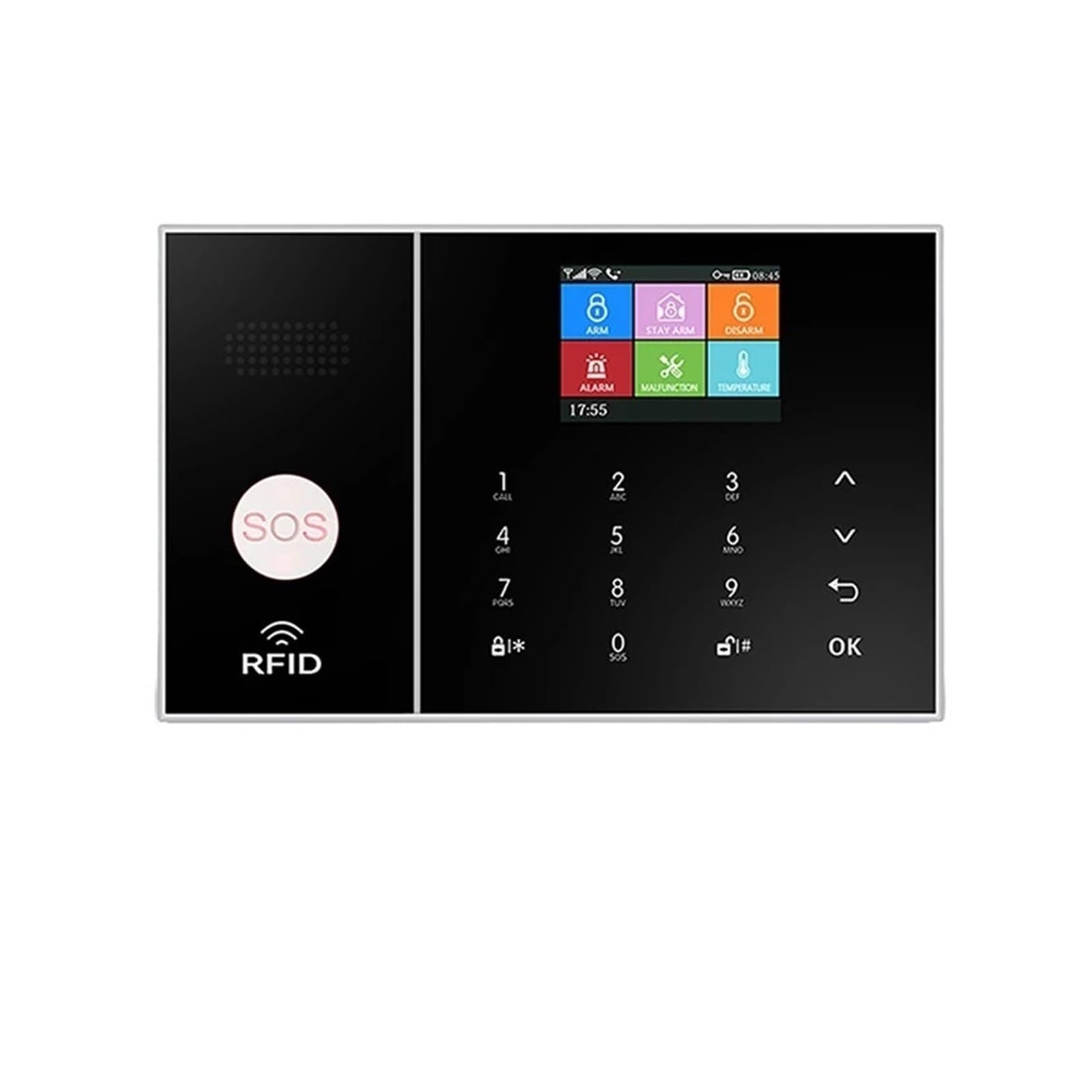 Sistemi Allarme Casa WIFI Di Allarme Sicurezza Domestica Antifurto GSM Wireless Con Rilevatore Porta Sensore Movimento App Tuya Smart Life(PG-108)
