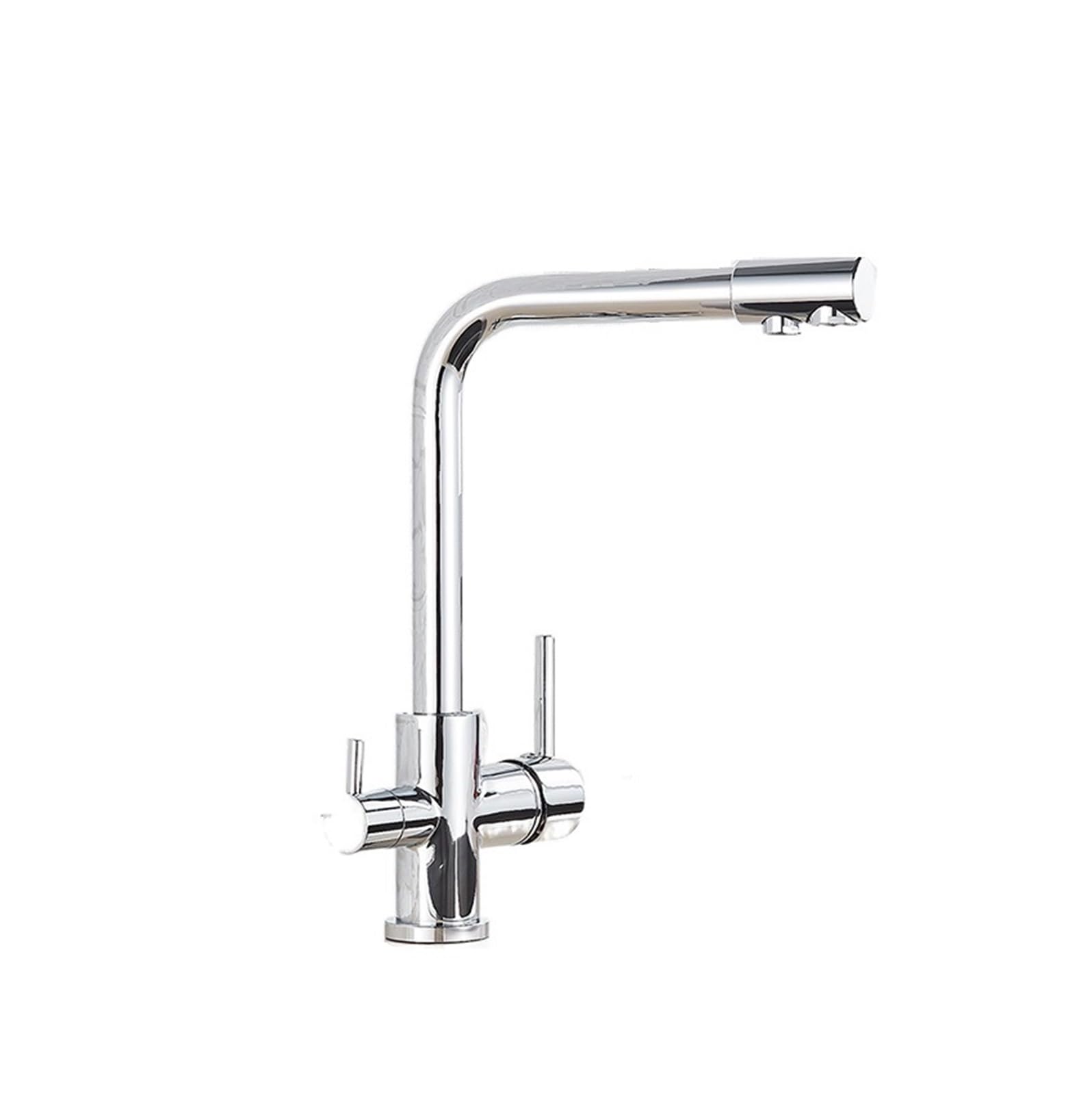 BHFPFZA Rotatable Water Filter Kitchen Faucet - Easy Install Ch Tap with Purificat Feature for Drinking Water - Sink Mixer C