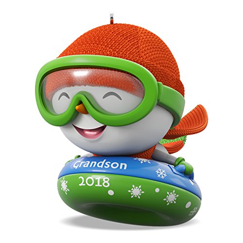 Hallmark Keepsake Christmas Ornament 2018 Year Dated, Grandson Snowman