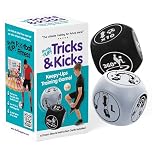 Shuffle Up Tricks & Kicks Football Dice Game, Keepy Uppy Training Dice, Outdoor & Indoor Games for Kids, Football Gifts for Boys & Girls