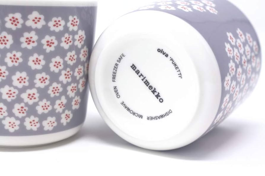 Amazon.co.jp: 【日本限定】マリメッコ ミニラテマグ 2ヶセット