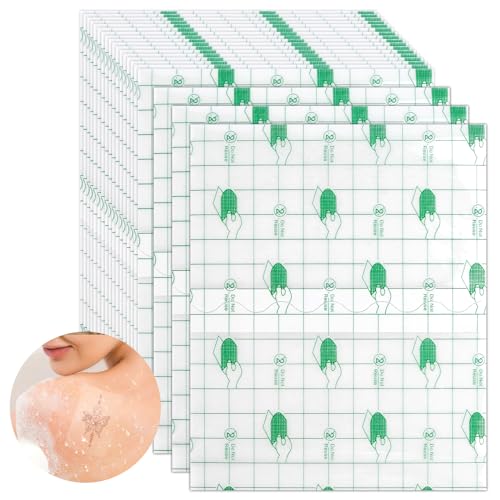 20 Transparent Pansement Bandage, 12x10CM Bandage AdhéSif Extensible, AdhéSif Film Transparent Plaie, Transparent Fixateur De Pansement, AdhéSif MéDical...