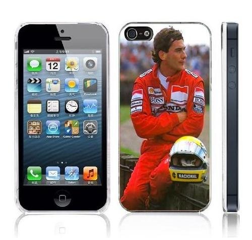 Ayrton Senna Formula 1 iPhone 5 Cover Rigida