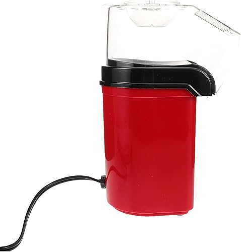 Palomitas de maíz eléctricas de aire caliente para uso doméstico, sin aceite, máquina de fabricación rápida con taza medidora, ajustes de sabor