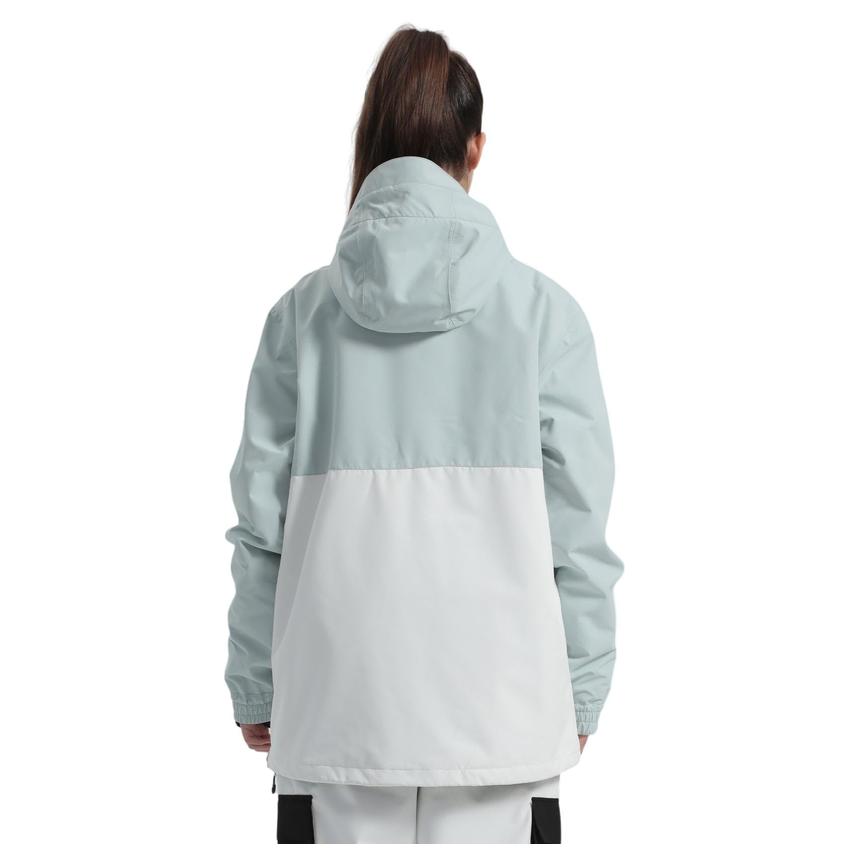 Veste de Ski et Snowboard pour Femme, Manteau Hiver Imperméable 15K Coupe-vent Chaud à Capuche