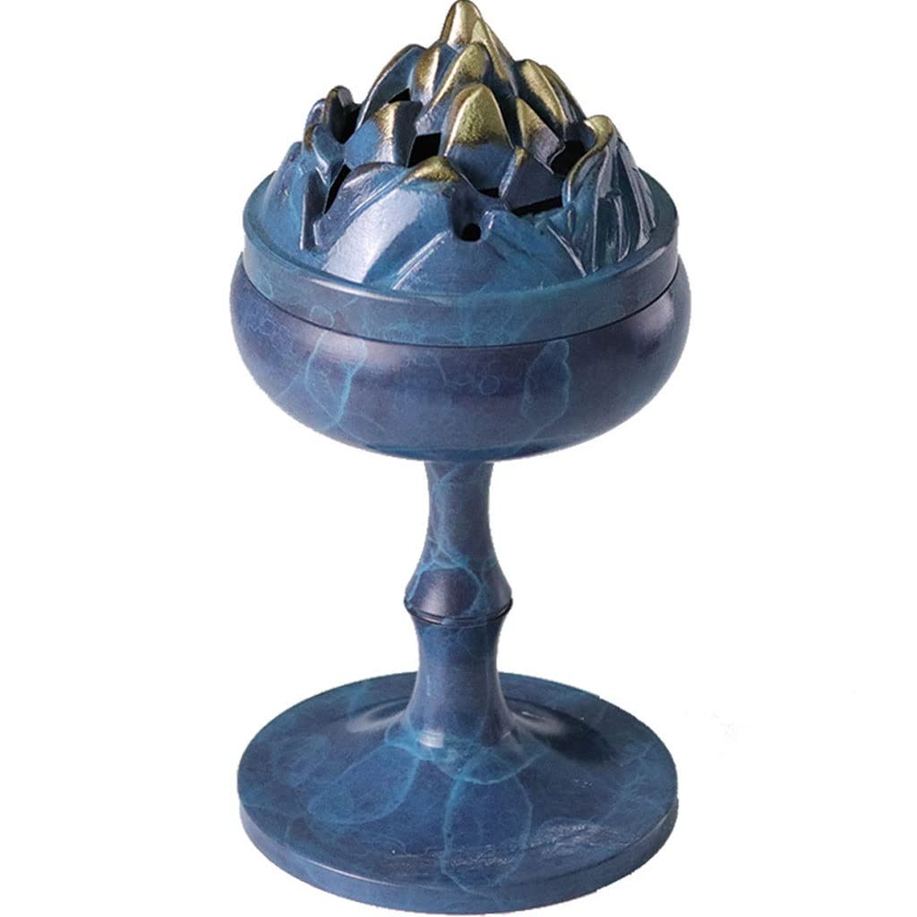 Bruciatore di Incenso Bruciatore di incenso di Rame Creativo Retro Zen casa Soggiorno Soggiorno Ufficio casa incenso bruciatore Ornamenti Incensiere(B)