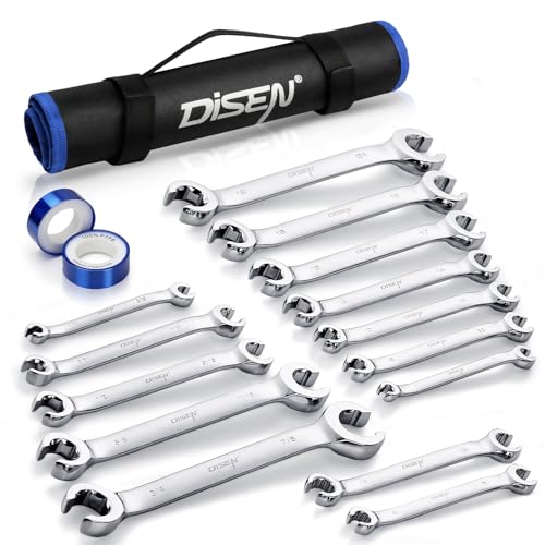 DISEN Flare Nut Wrench Set (12-Piece)