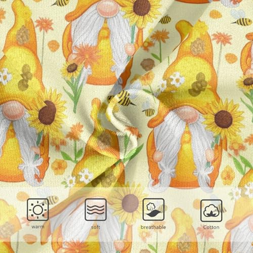 Joisal Cute Yellow Orange Gnomescartoon Panties Little Girl Girls Underwear Toddlers Cotton Fancy Kids Undies Briefs 2t3