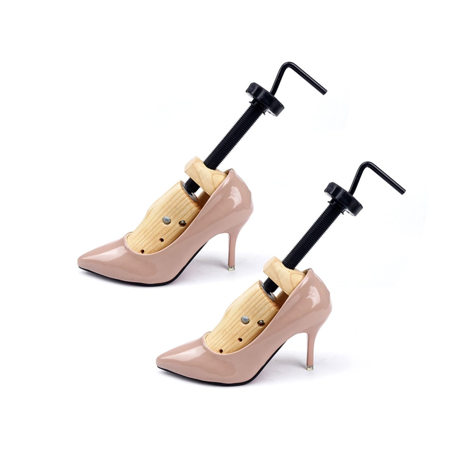 Espansore Per Scarpe Regolabile Matago - Allunga Lunghezza E Larghezza, Legno E Metallo, Taglia M - Foto 5