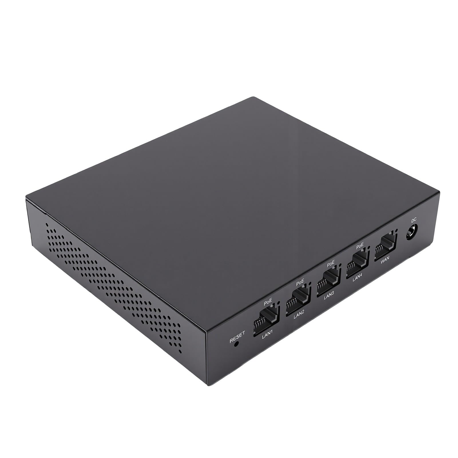 Asixxsix Switch PoE Gigabit a 5 Porte | Conforme a 802.3af/at, Alta velocità 1000/100/10Mbps, Supporta 128 Dispositivi Terminali, Plug and Play Non Gestito