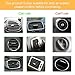 Osilly 20 Pcs Car Air Conditioner Outlet Decoration Strip, Decorative Trim for Auto Air Vent Outlet, Waterproof Automotive Interior Decors for Men Women, Universal for Most Vehicles (Red)