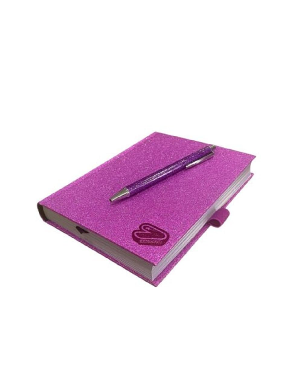 Diario Scuola Seven Girl Upbeat Glitter 2026/2027 12 Mesi Non Datato Standard 18,5x13 cm + Penna Colorata Omaggio