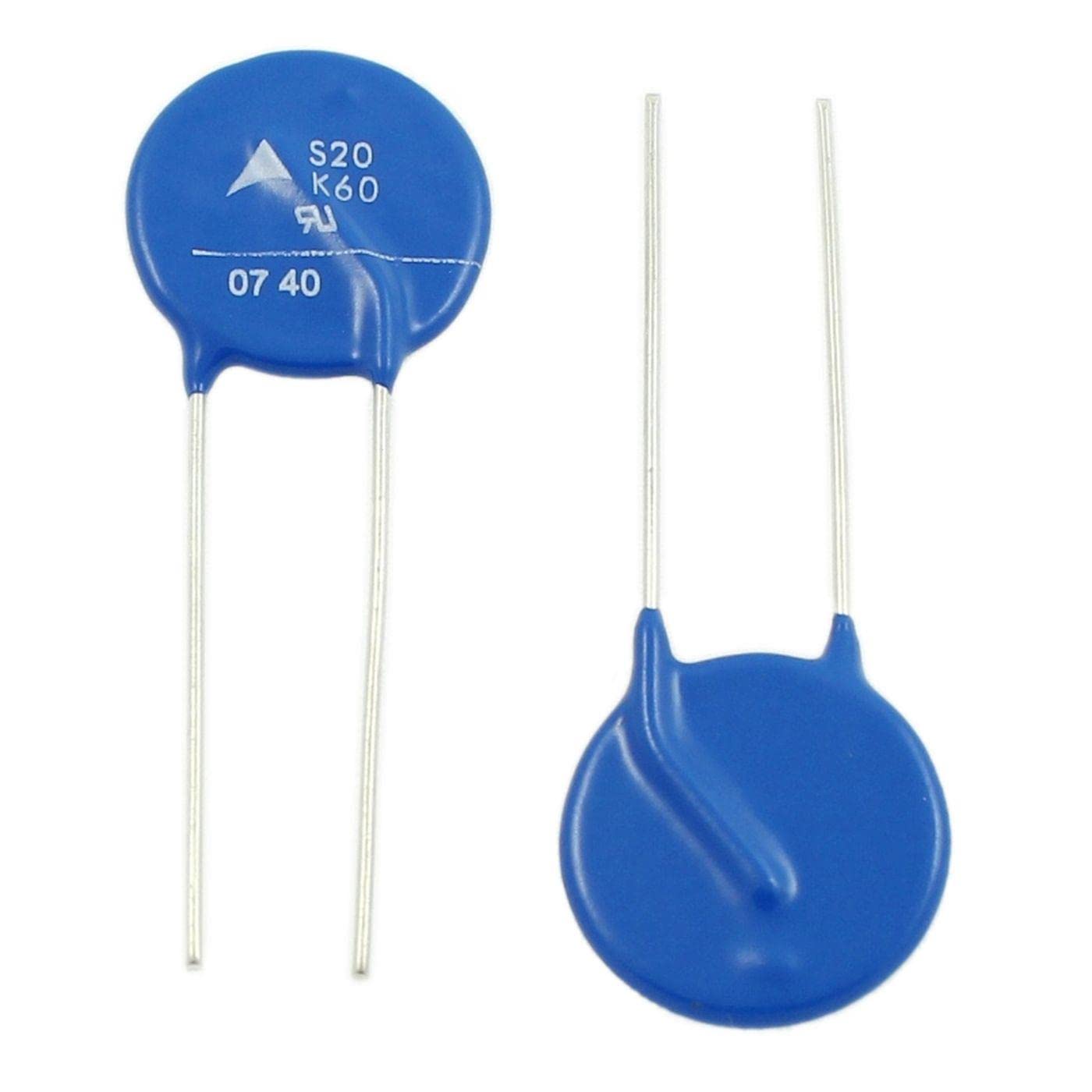 5x Varistore S20K60 ; 60V 1W ; 10mm d21x4mm ; B72220S600K101