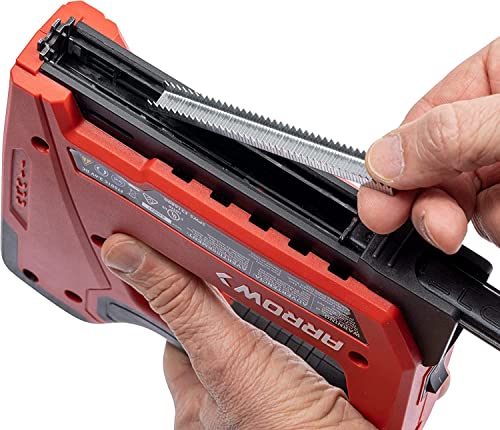 Arrow ET501C Cordless 5-In-1 Professional Staple And Nail Gun, Battery Powered Wire Stapler And Brad Nailer thumb #4