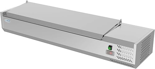 Miniatura 3 de KoolMore SCDC-6P-SSL Refrigerador comercial, 59 pulgadas, plateado, 0 pies cúbicos