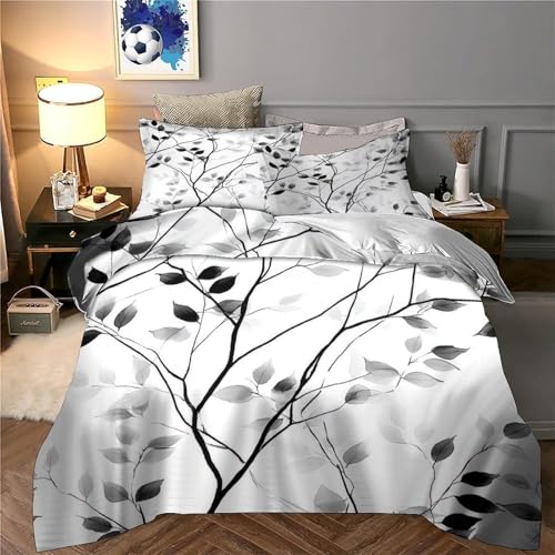 Housse de couette 3D pour chambre d'homme parure de lit légère 135x200cm