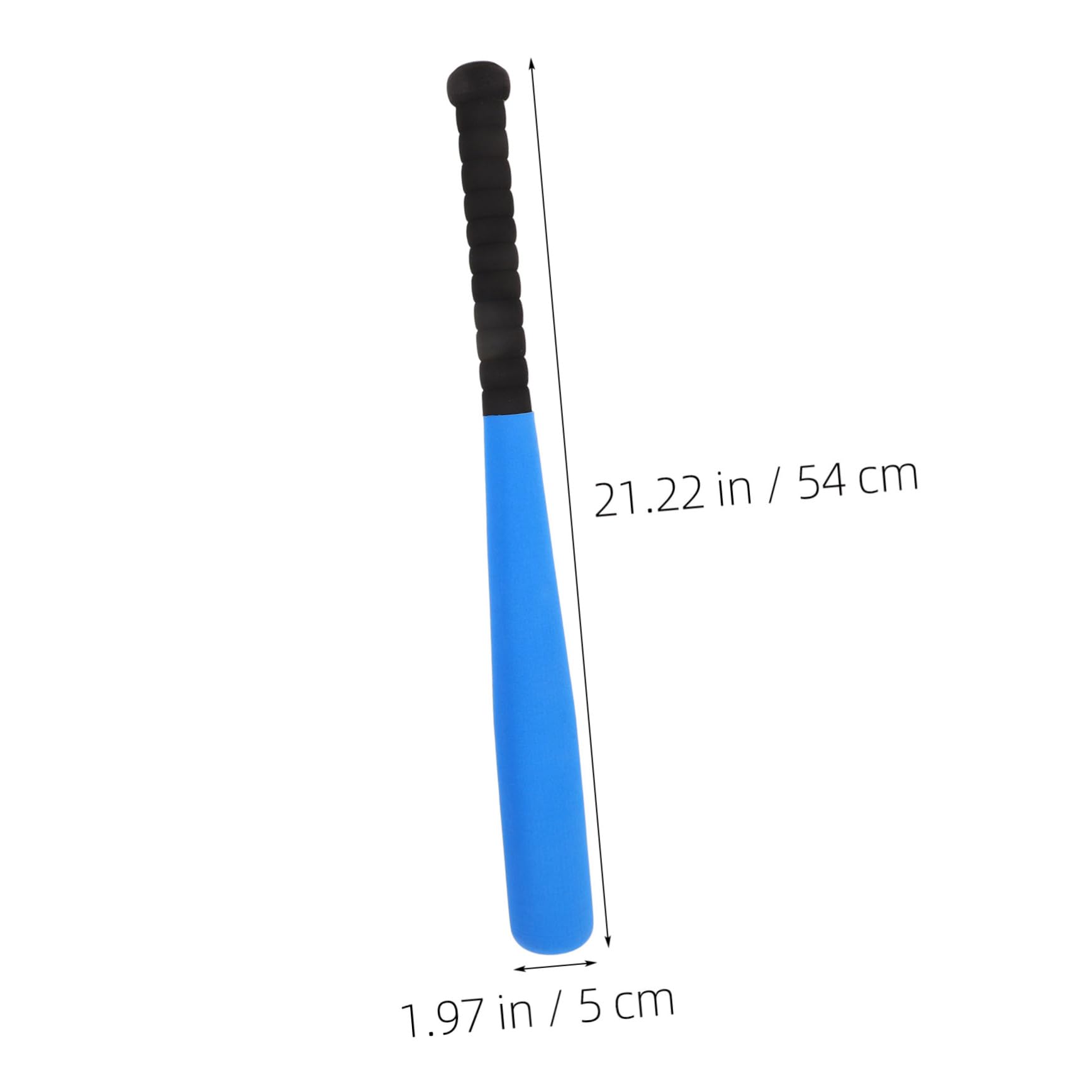 BESTonZON 2Pcs Eva Baseball Bat Lightweight Handheld Sports Bat for Backyard Fun and Skill Development Improves Coordination and Accuracy