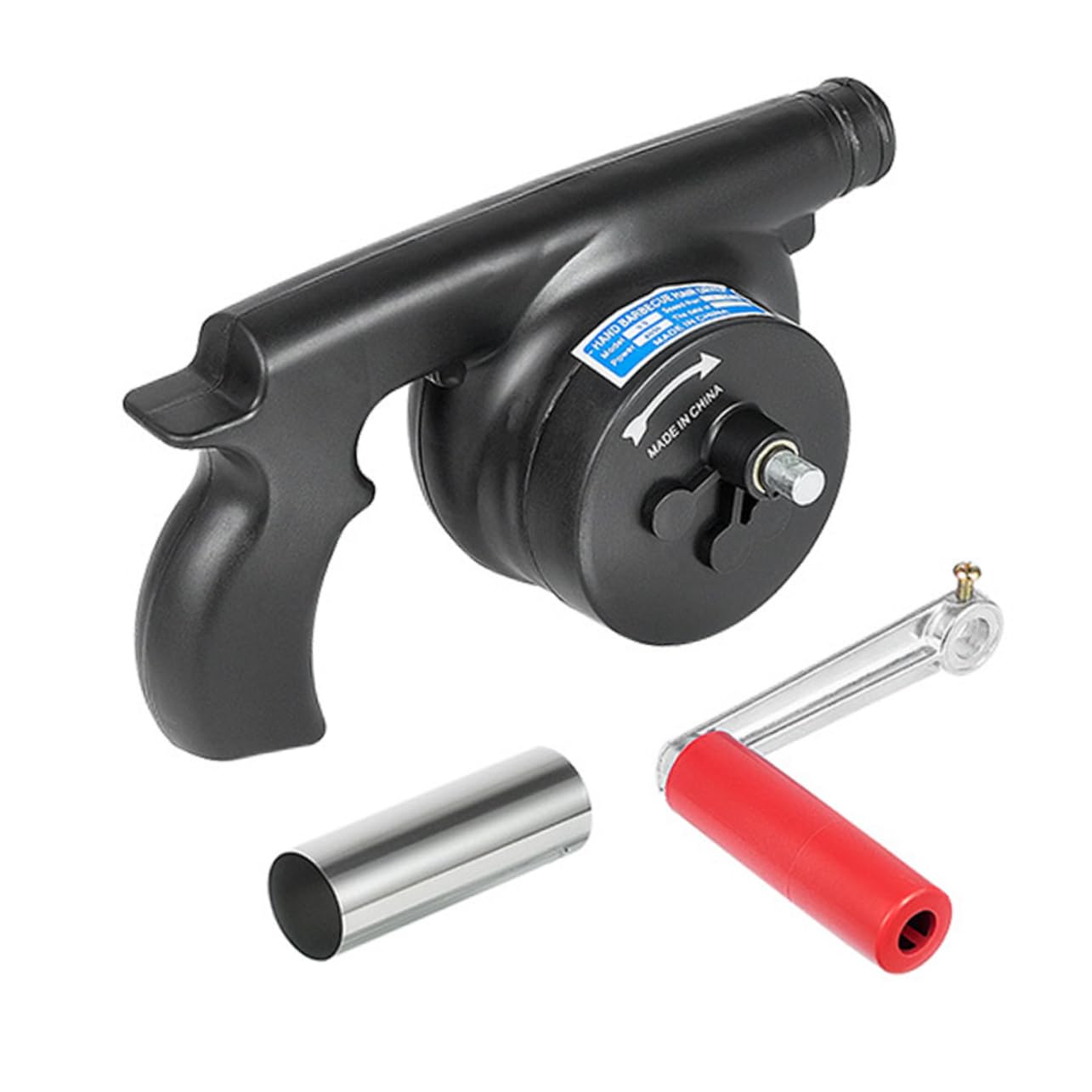ibasenice 3 Pezzi Strumento Di Soffiaggio Da Campeggio Barbecue Griglia Pulizia Biancellino D'aria Ventilatore Portatile Soffiante Del Ventilatore Soffiatore Portatile Acciaio Inossidabile