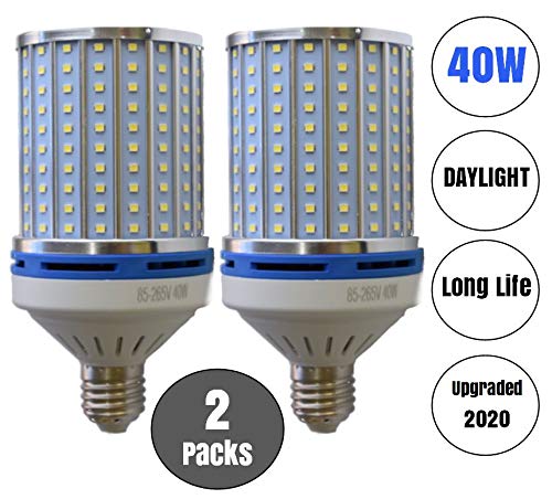 40W LED Corn Light Bulb Daylight 6000k Super Bright 400 Watt equiv. 2