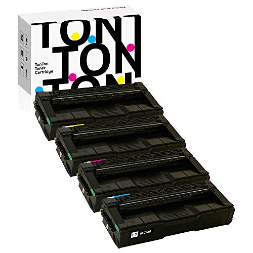 TonTon Remanufactured Toner Cartridge Replacement for Ricoh M C250FWB, M C250, 408348, 408349, 408350, 408351, (Black, Cyan, Magenta, Yellow, 4 Pack) TonTon Remanufactured Toner Cartridge Replacement for Ricoh M C250FWB, M C250, 408348, 408349, 408350, 408351, (Black, Cyan, Magenta, Yellow, 4 Pack)