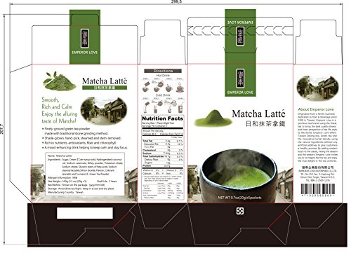 Té verde Matcha Latte 3.5 onzas miniatura 2