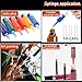 5Pack 20ml Plastic Syringe with caps for Liquid Measuring,Oral,Scientific Labs,Feeding Pets, Oil or Glue Applicator, Halloween Party, Sterile Individually Packed