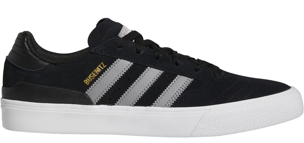 adidas Busenitz Vulc II Shoes - Black/Grey Heather/White - 10.5
