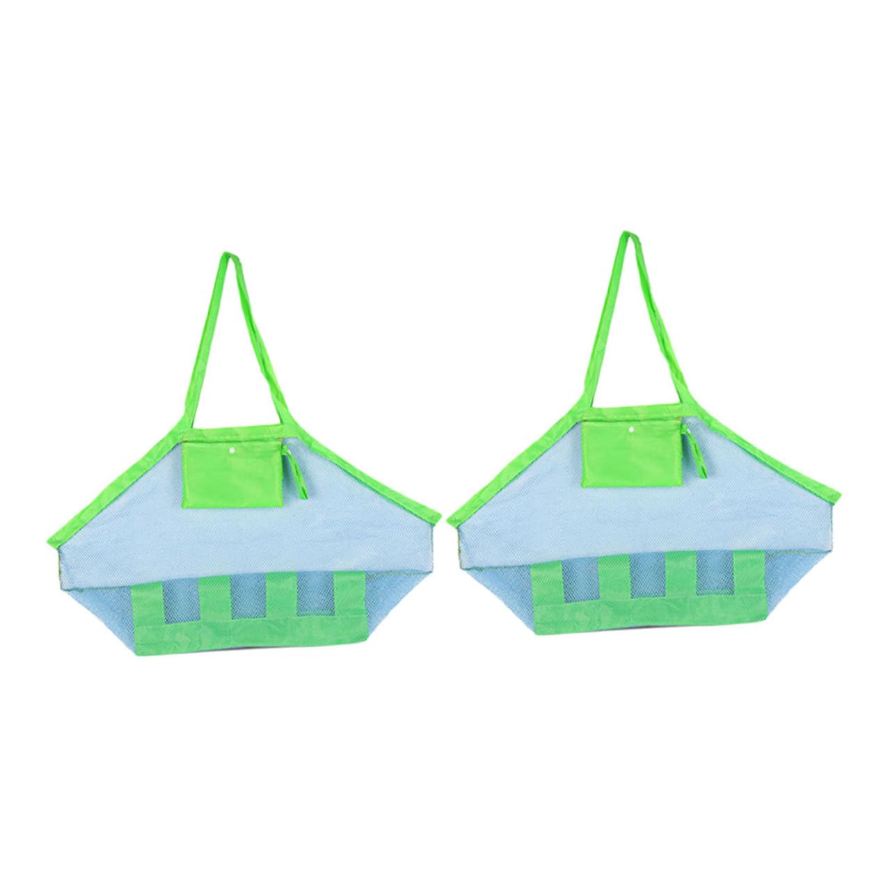 Toddmomy Large Mesh Bag for Beach Toys Boys and Girls Beach Tote Toys Storage Mesh Tote Bag Random