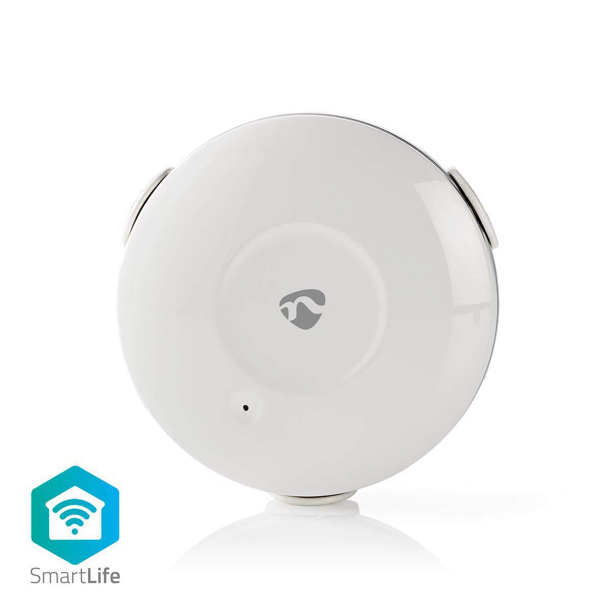 Nedis WIFIDW10WT Détecteur d'eau Système de capteur et alarme avec câble et sans câble
