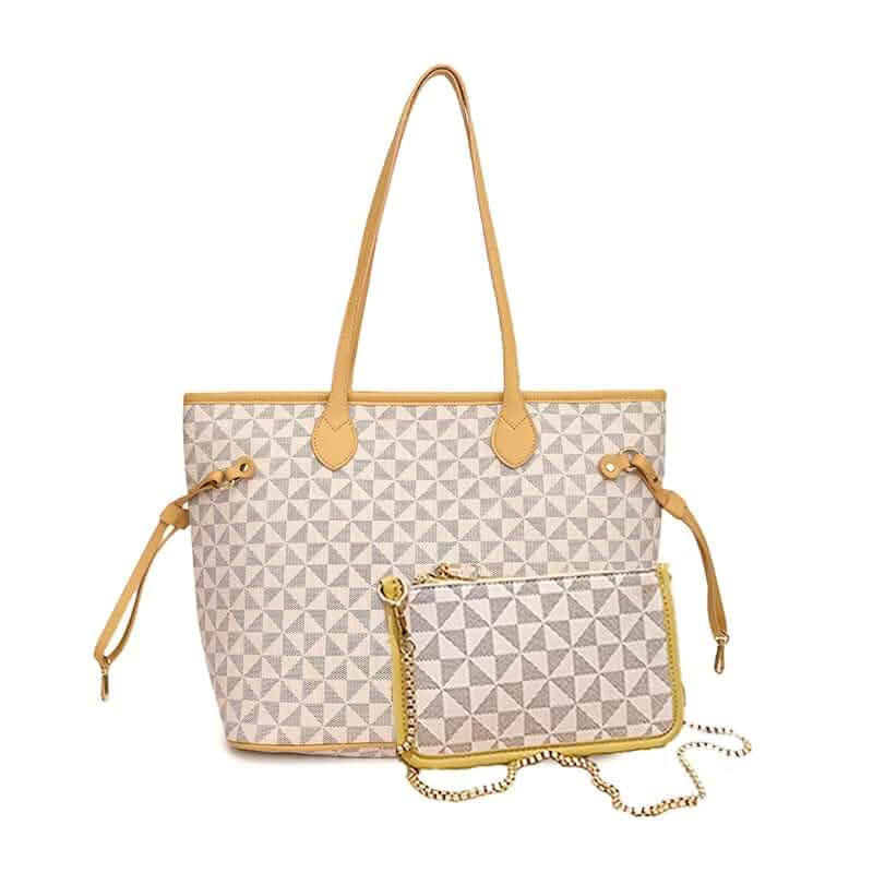 Women Tote Bag Handbags PU Leather Fashion Hobo Shoulder Bags 2pcs with Coin Purses