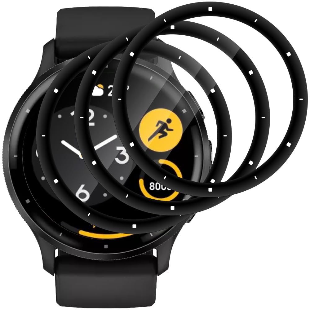 3 Films Protecteurs Verre Trempé Pour Garmin Venu 2s - Dureté 9H Anti-Rayures Transparent