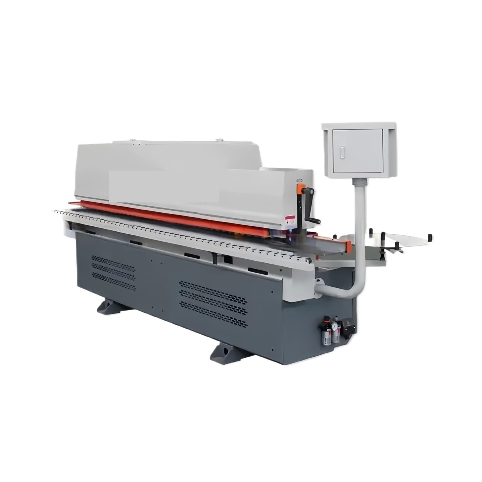 Wood MDF PVC Strip Glue Edge Bander with Scraping Buffing Straight Line Automatic Banding Machine Speed and Efficiency Improvement