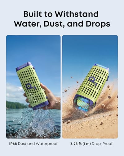 Image of Soundcore Boom 3i by Anker, 50W Compact Outdoor Speaker, Floating Playback | IP68 Waterproof, BassUp 2.0, Saltwater-Resistant, Bluetooth 5.3, 16H, TWS, ideal for Kayak /Fishing /Camping