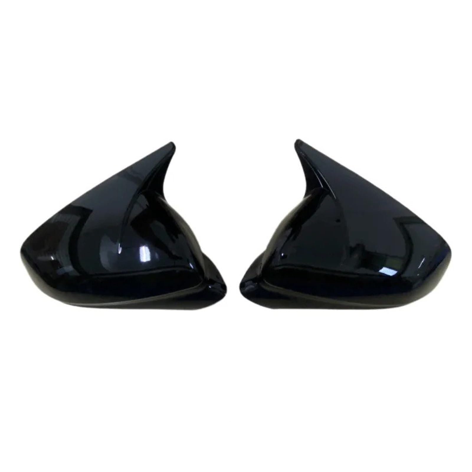 Lateral Carcasa Espejo para Seat para Leon MK4 para Cupra 2020-2025 FR ST Par Tapas Embellecedoras Espejo Retrovisor Lateral Espejo Cubierta Carcasa(Glossy Black)