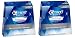 Crest 3D White Supreme Flexfit Whitestrips Dental Teeth Whitening Strips Kit, 21 Treatments (Pack of 2) - Last 18 Months & Beyond